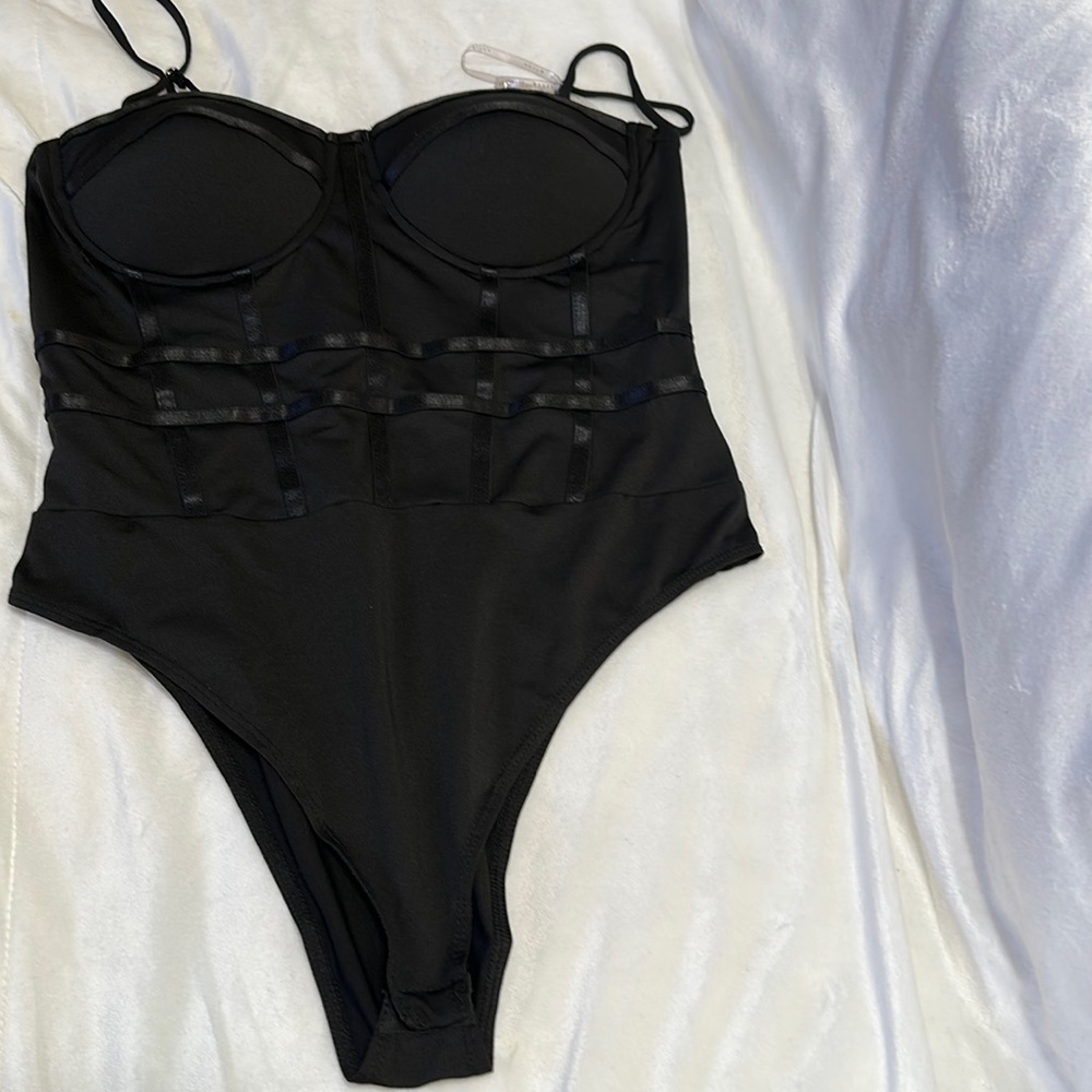 Your Daily Dose Padded Corset Detail Bodysuit